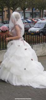 Pronovias bruidsjurk wit met oud roze, Kleding | Dames, Trouwkleding en Trouwaccessoires, Pronovias, Ophalen of Verzenden, Wit