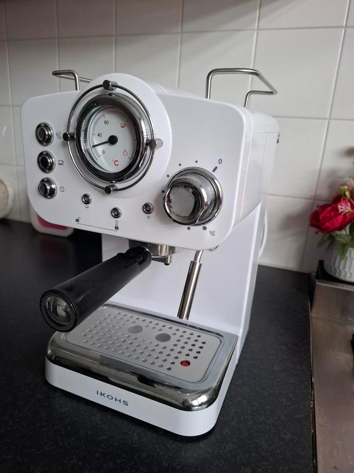 IKOHS Espresso Apparaat - Zo goed als nieuw!, Witgoed en Apparatuur, Koffiezetapparaten, Zo goed als nieuw, Gemalen koffie, Espresso apparaat