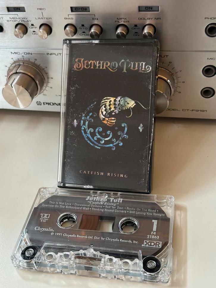 Jethro Tull - Catfish Rising (1991), Cd's en Dvd's, Cassettebandjes, Zo goed als nieuw, 1 bandje, Ophalen of Verzenden