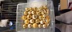 Kerstballen goud van Glas., Ophalen, Gebruikt