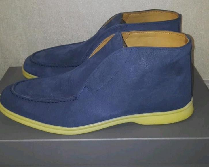 HoN  Blauwe Nubuck echt leder Loafers Maat 39 Nieuw in doos!, Kleding | Heren, Schoenen, Nieuw, Loafers, Blauw, Ophalen of Verzenden