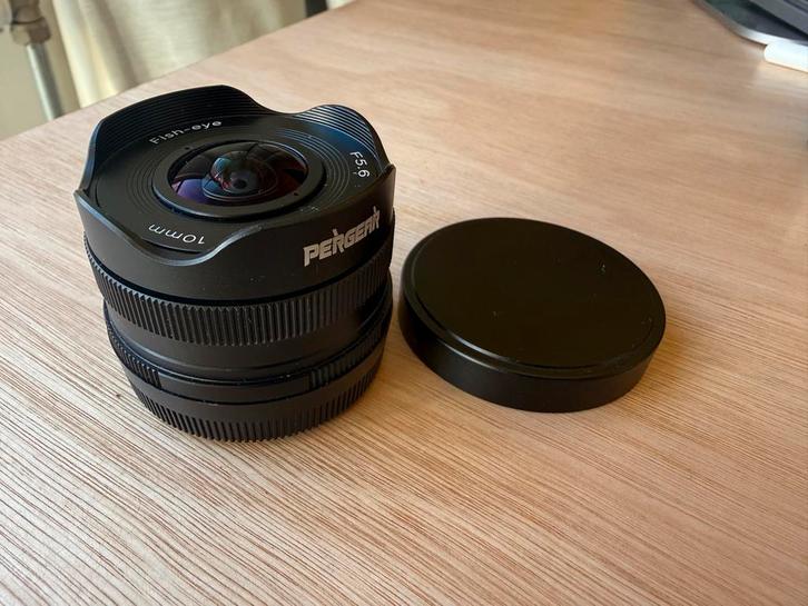 Pergear 10mm Fisheye Lens - Fuji X-mount, Audio, Tv en Foto, Fotografie | Lenzen en Objectieven, Zo goed als nieuw, Groothoek Fisheye-lens
