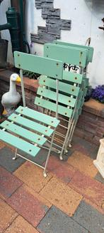 Franse bistrostoeltjes, Tuin en Terras, Ophalen, Gebruikt, Hout