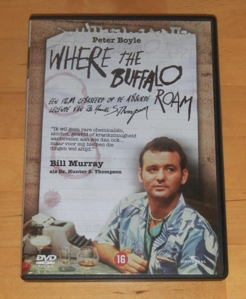 dvd - Where the Buffalo Roam - Bill Murray, Alle leeftijden, Ophalen, Zo goed als nieuw, Romantische komedie