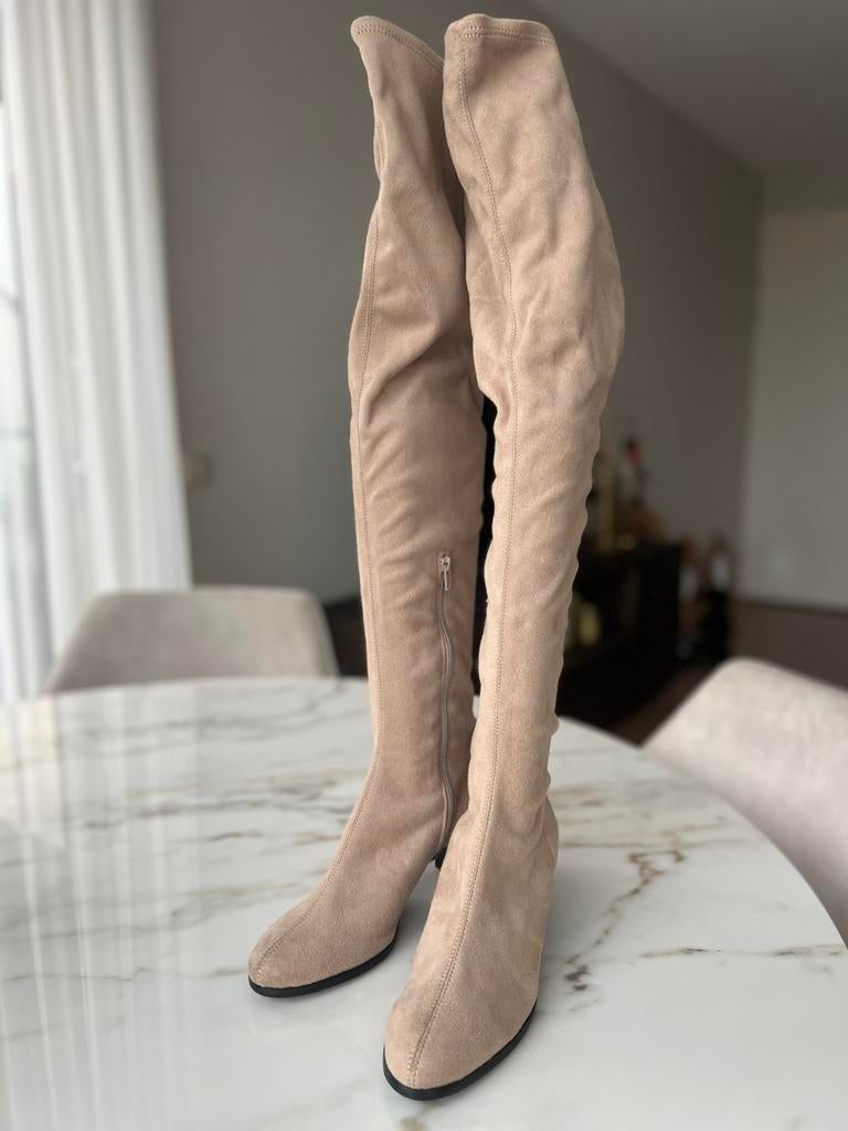 Overknee laarzen Begetti mt 41, Verzenden, Zo goed als nieuw, Zwart, Sneakers of Gympen