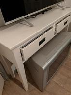 Witte sidetable met twee lades, Ophalen of Verzenden