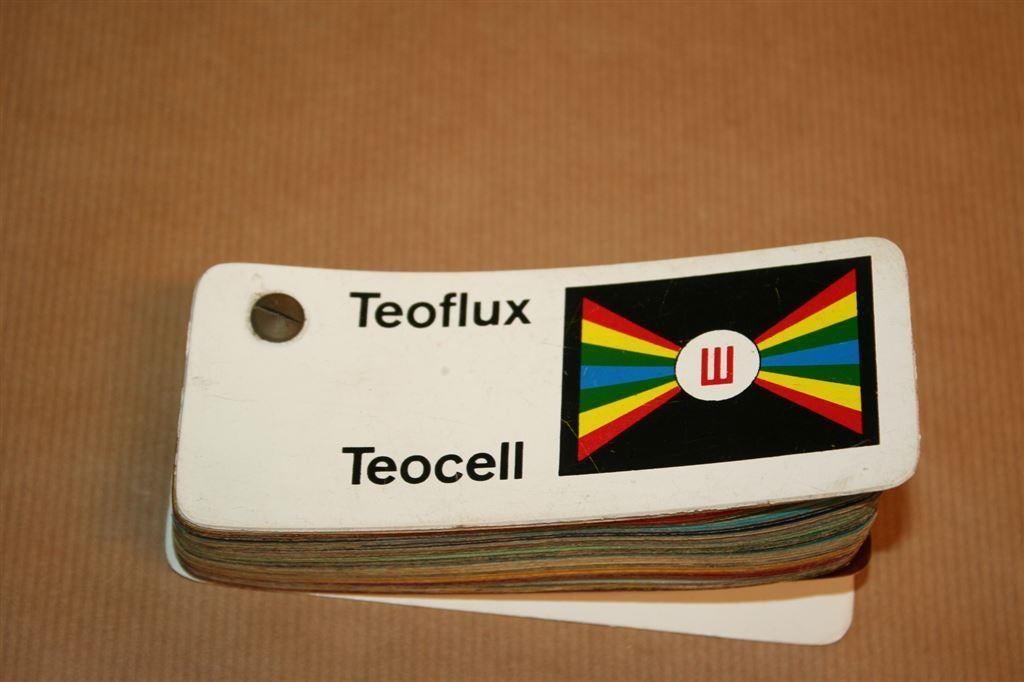 Oude kleurenwaaier - Teoflux Wagemakers 1965 !!, Verzamelen, Ophalen of Verzenden, Gebruikt, Overige typen