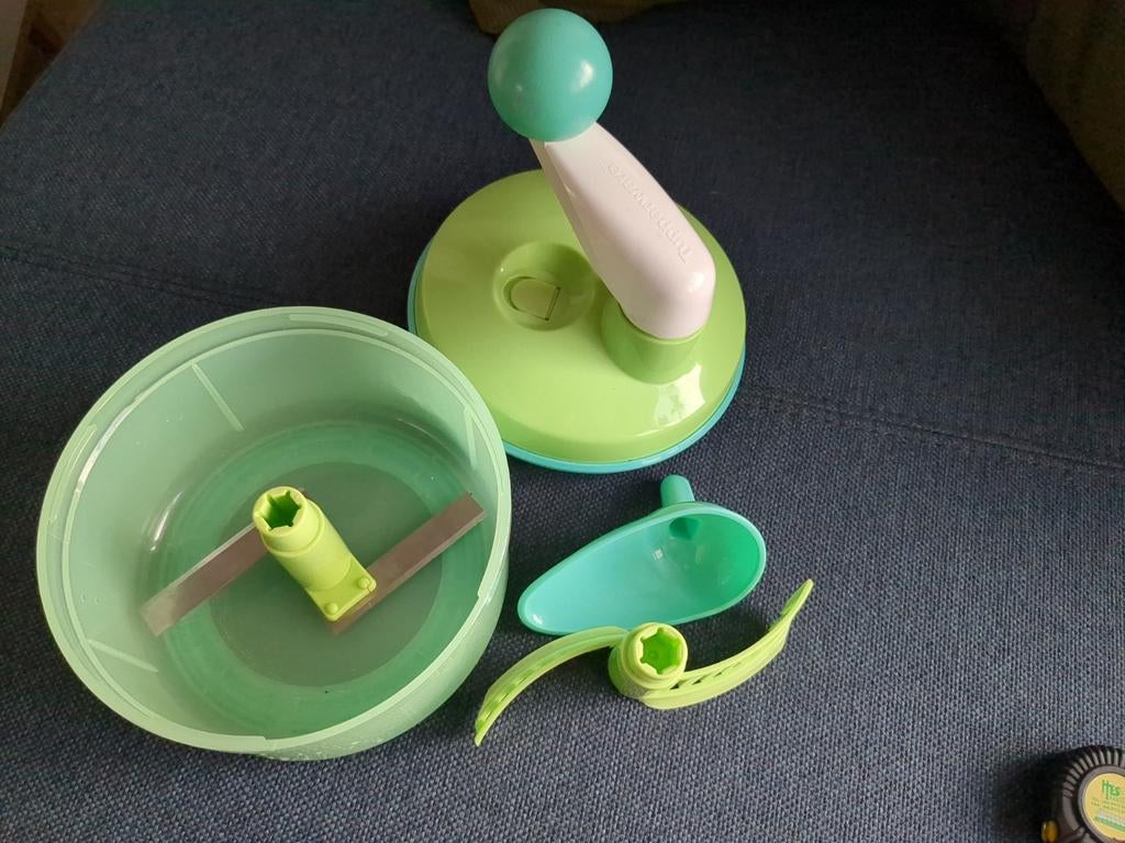 Tupperware Speedy Chef / Quick Chef, Huis en Inrichting, Keuken | Tupperware, Ophalen, Gebruikt, Groen, Overige typen
