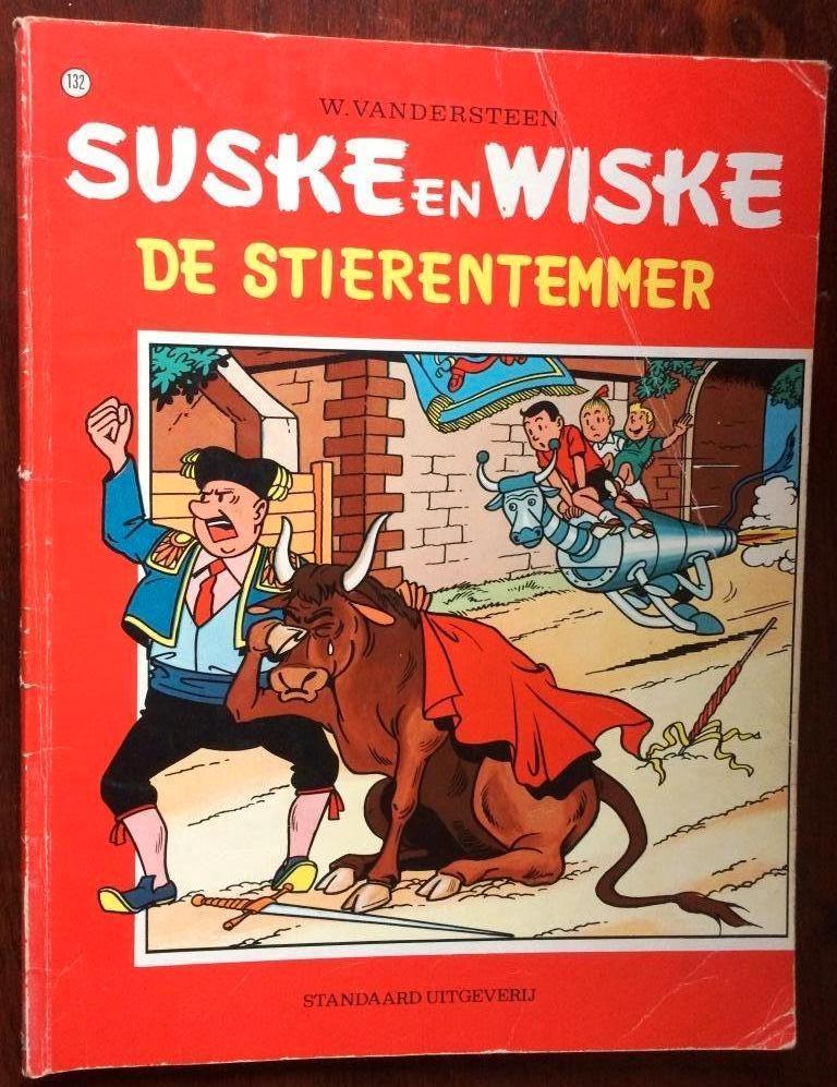 Suske en Wiske - De stierentemmer - nr 132, Eén stripboek, Ophalen of Verzenden, Gelezen, Willy Vandersteen
