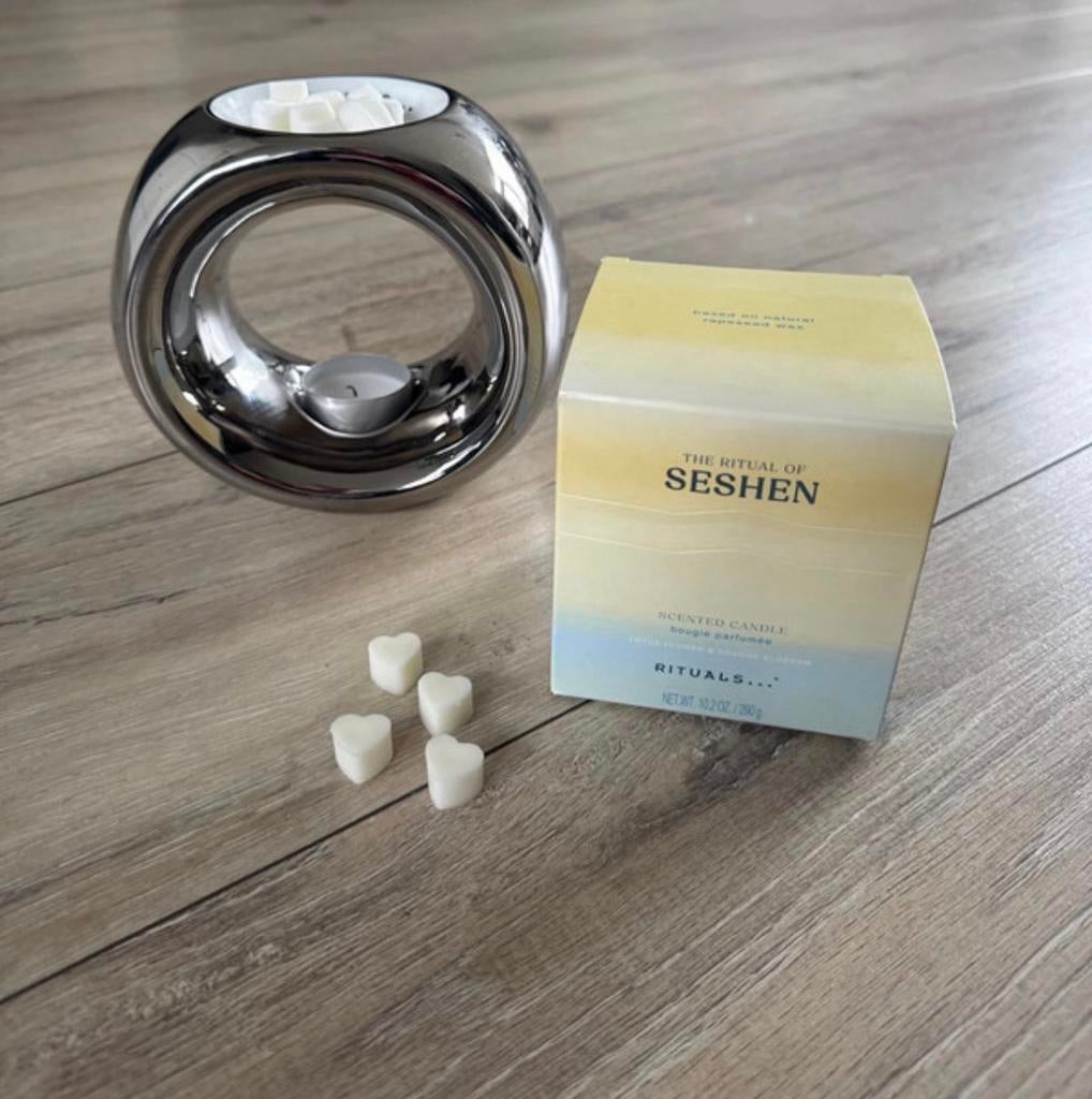 10 waxmelts seshen rituals, Huis en Inrichting, Woonaccessoires | Kandelaars en Kaarsen, Verzenden, Zo goed als nieuw, Zilver