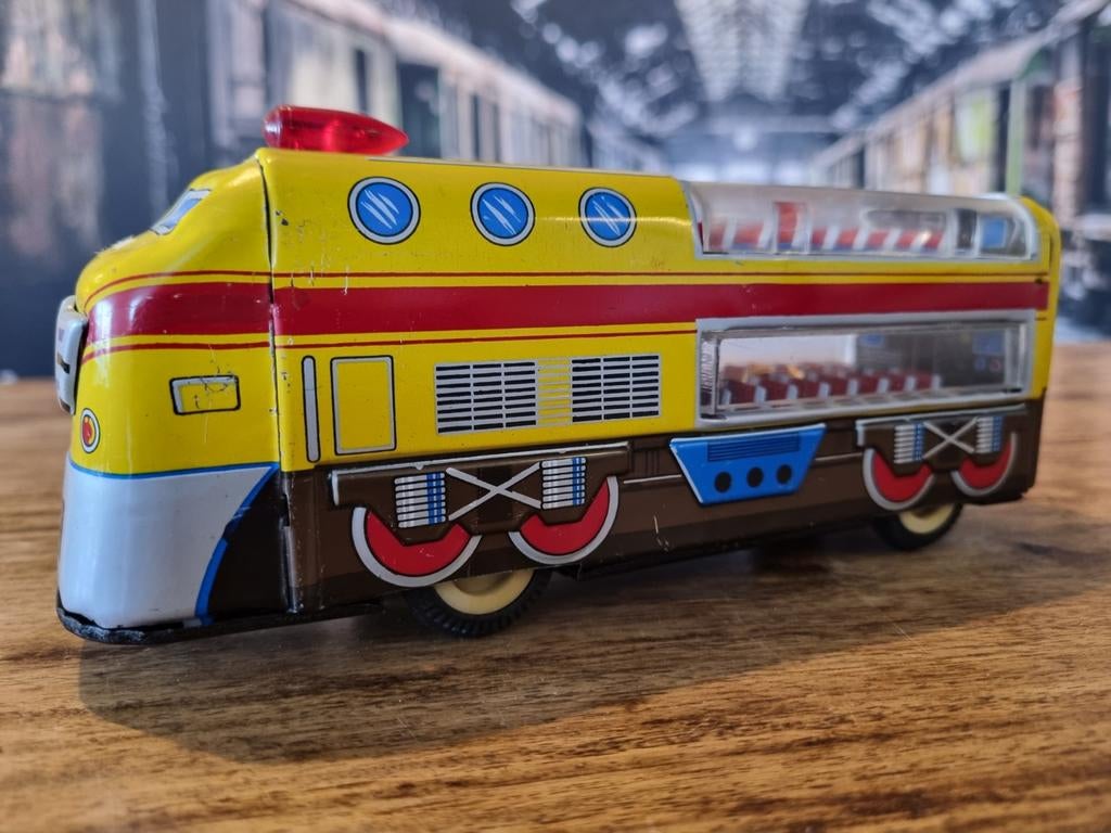 Vintage Blikken Trein Speelgoed - Jaren '60, Ophalen of Verzenden, Gebruikt