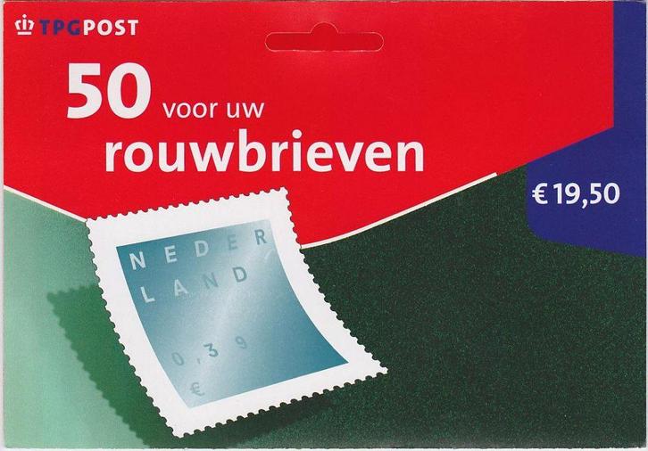 Mailer Hangboekje HBb2049 PBM 19E Rouw TPG (0,65/0,81), Postzegels en Munten, Postzegels | Nederland, Postfris, Na 1940, Ophalen of Verzenden
