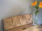 Brocante, antieke handgesneden speculaasplank - groot, Ophalen of Verzenden