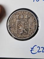 1/2 gulden 1868 Nederland, ½ gulden, Koning Willem III, Verzenden, Zilver