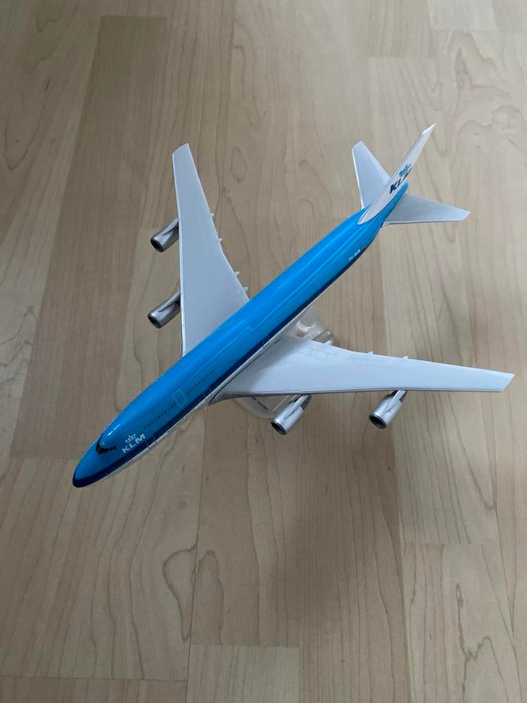 1:250 KLM Boeing 747 Vliegtuigmodel, Overige merken, Ophalen of Verzenden, Zo goed als nieuw, Groter dan 1:72