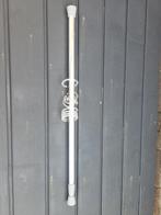 Uitschuifbare douchegordijnstang met haken, Ophalen of Verzenden