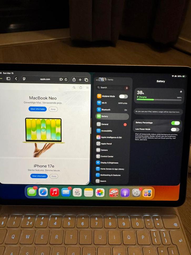 iPad Pro M1 met Magic Keyboard, Computers en Software, Apple iPads, Zo goed als nieuw, Apple iPad Pro, Wi-Fi, 11 inch, 256 GB