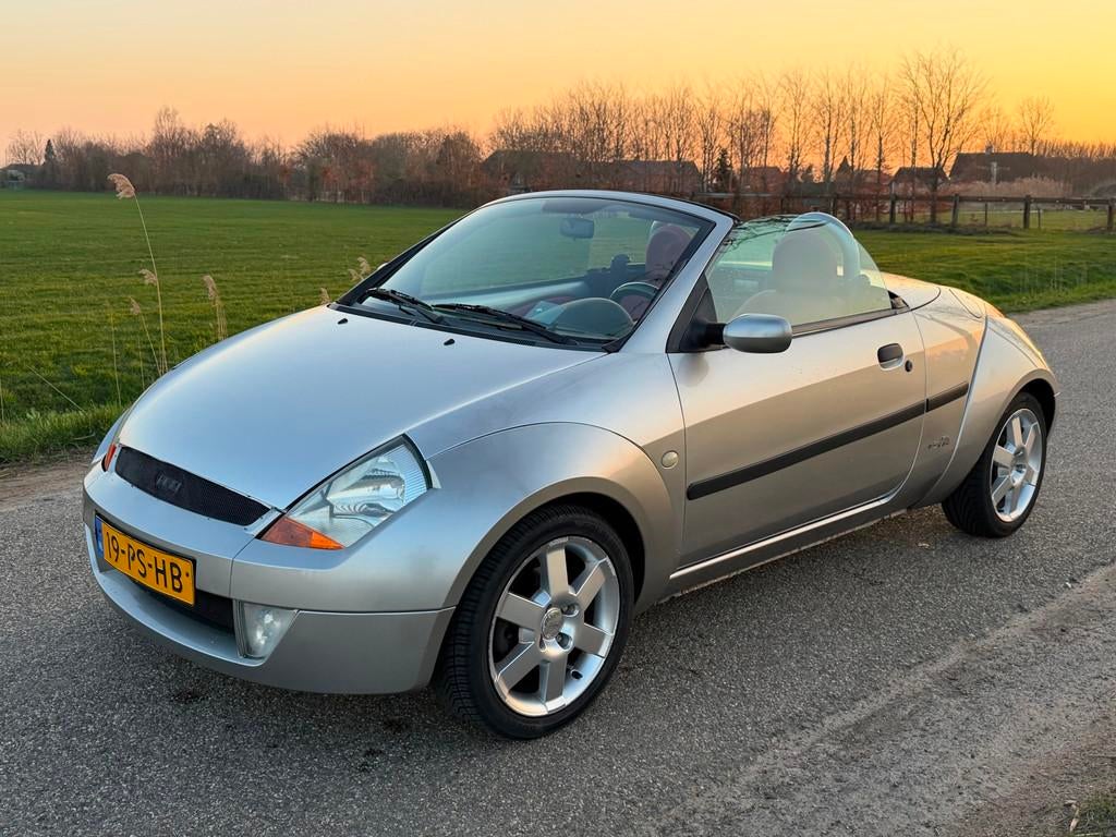 Ford Streetka Ka 1.6 Futura APK 02-2027 Airco Leder NAP, Auto's, Ford, 1599 cc, Handgeschakeld, 2 stoelen, Euro 4
