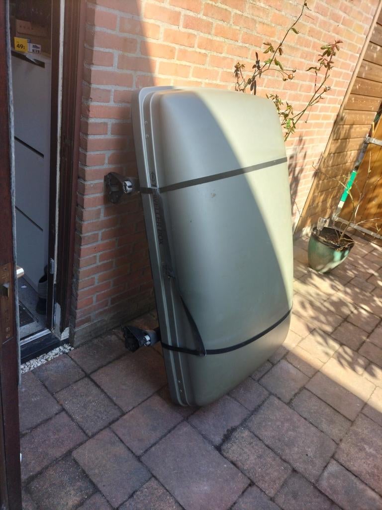 Opel Dakkoffer inclusief dakdragers - compleet!, Ophalen, Gebruikt