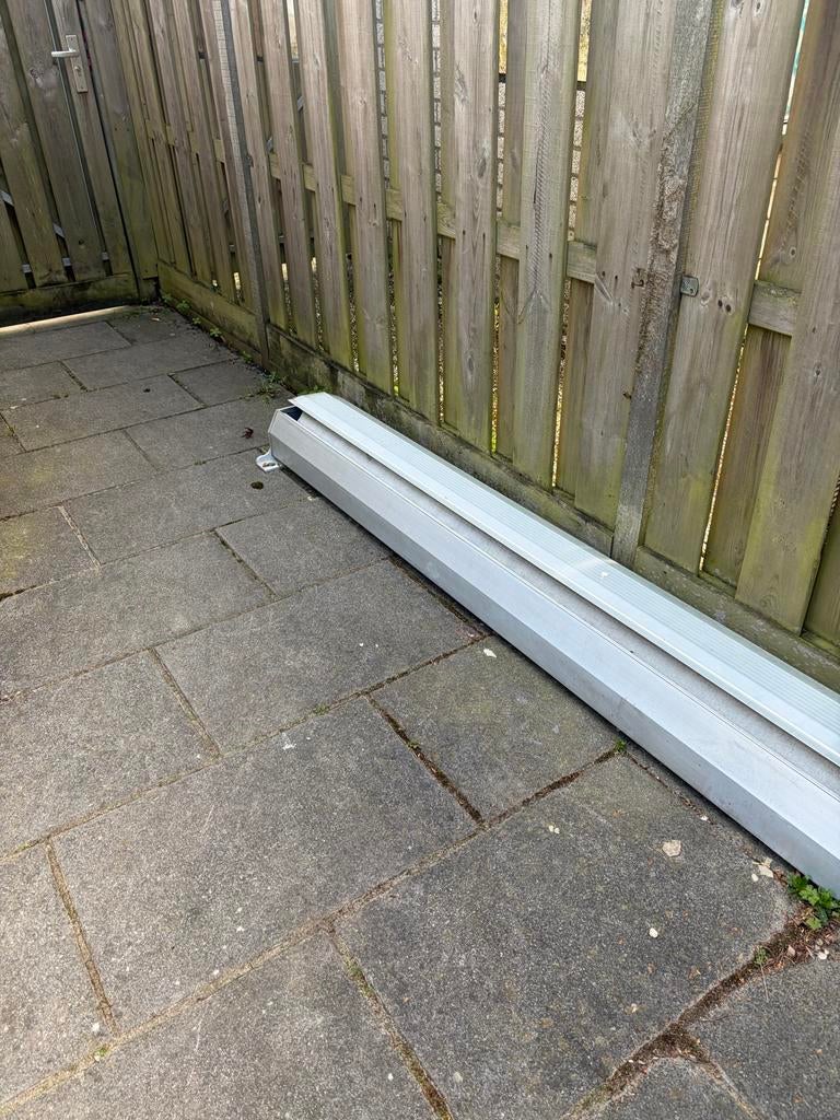 Zonnescherm 4x2,5, Tuin en Terras, Zonneschermen, Ophalen, Elektrisch, Zo goed als nieuw, 150 tot 300 cm
