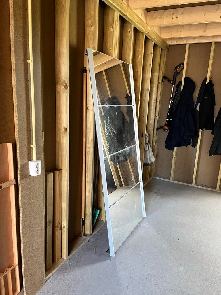 Leenbakker Kastdeur met spiegels, voor Bergamo kast, Ophalen, Gebruikt, 50 tot 100 cm, Glas