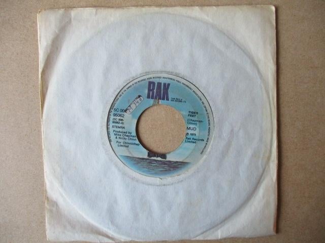 s3434 mud - tigerfeet 2, Cd's en Dvd's, Vinyl Singles, Ophalen, Gebruikt, Overige genres, 7 inch