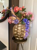 Echt een Eyecatcher Zijden bloemen in vaas Schild, Ophalen of Verzenden, Nieuw