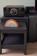 IKEA Havsta bijzettafel set van 2, zwart, Ophalen, Minder dan 45 cm, Minder dan 55 cm, Gebruikt