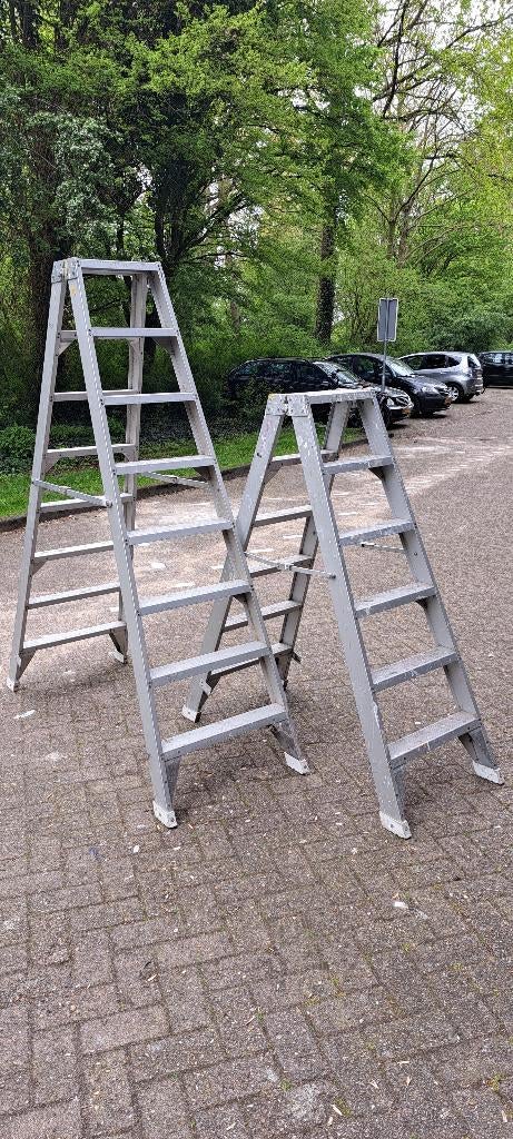 Aluminium  ladder, Ophalen, Gebruikt, Ladder, Opvouwbaar of Inschuifbaar