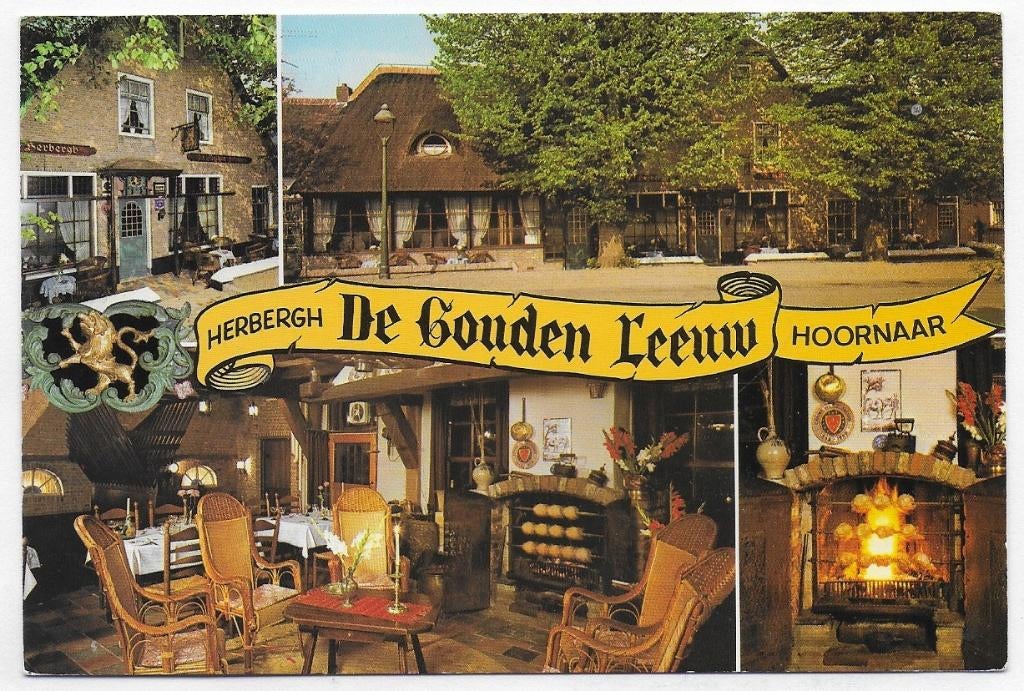 Hoornaar - De Gouden Leeuw - Ongelopen ansichtkaart (3007), Verzamelen, Ansichtkaarten | Nederland, Ophalen of Verzenden, 1980 tot heden