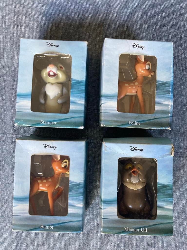 Vier Disney beeldjes - Nieuw in verpakking, Ophalen of Verzenden, Nieuw