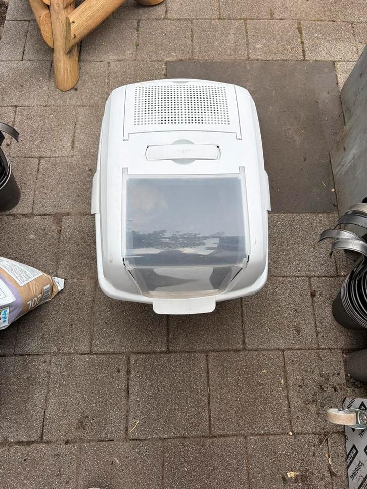 Grote kattenbak, Dieren en Toebehoren, Kattenbakken, Gebruikt, Gesloten, Ophalen