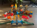 Fisherprice Geotrax Huisjes, heel veel rails Zonder Treinen, Ophalen, Gebruikt
