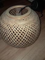 rotan lamp, Huis en Inrichting, Lampen | Hanglampen, Ophalen, Zo goed als nieuw, Minder dan 50 cm