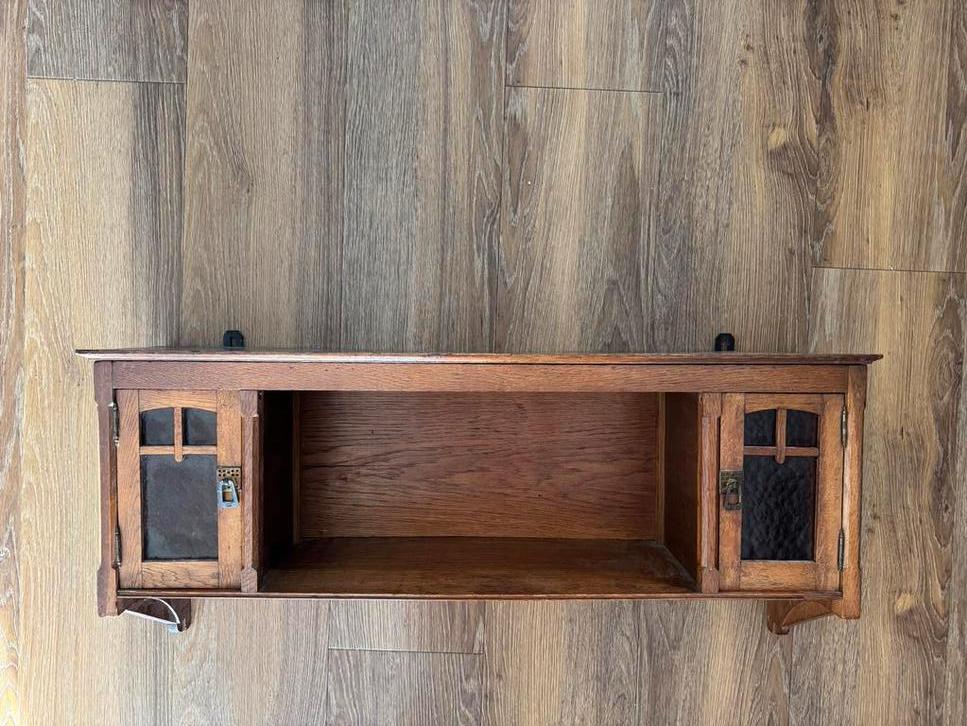 Houten Kapstok Kastje met Kleurrijke Deurtjes, Ophalen, Minder dan 50 cm, Gebruikt, Minder dan 25 cm