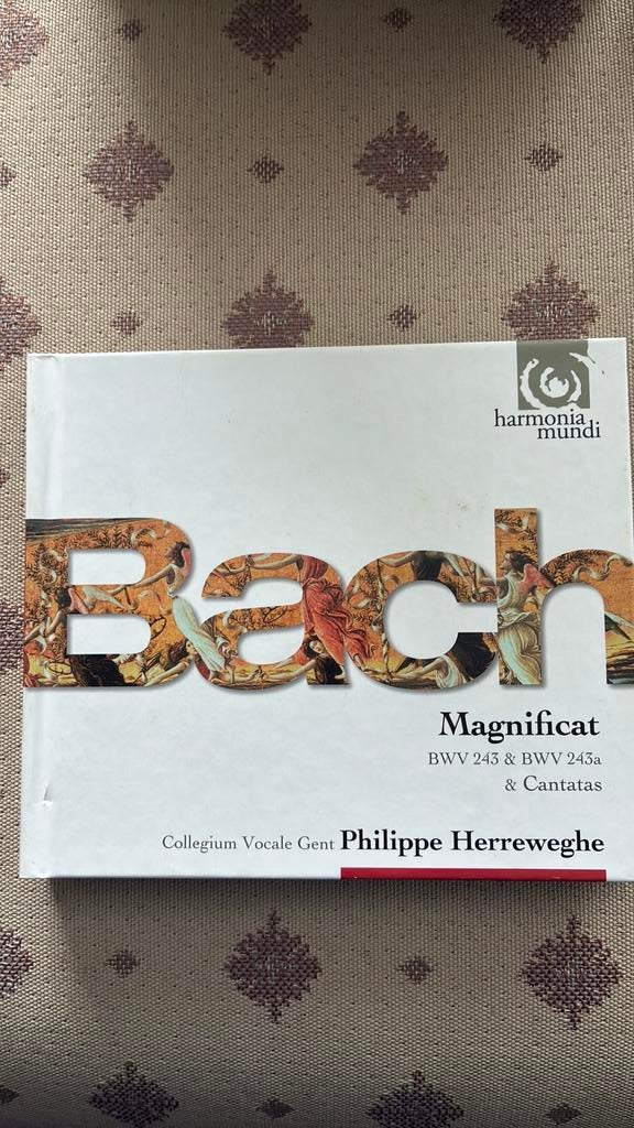 Bach: Magnificat + 5 cantatas - Herreweghe -3CD, Boxset, Ophalen of Verzenden, Zo goed als nieuw, Barok