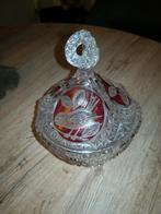 Byrdes Bonbon schaaltje met vogels, Antiek en Kunst, Antiek | Glas en Kristal, Ophalen of Verzenden