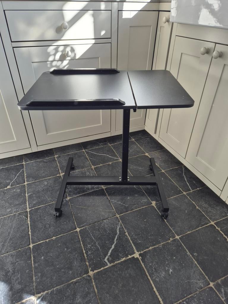 Nieuw! Verstelbare Bedtafel laptoptafel zwart, Ophalen of Verzenden, Nieuw