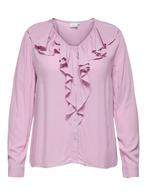 ONLY Carmakoma CARKANA SHIRT -Blouse roze mauve mist maat 44, Kleding | Dames, Customerservice@bestseller.com, Maat 42/44 (L)