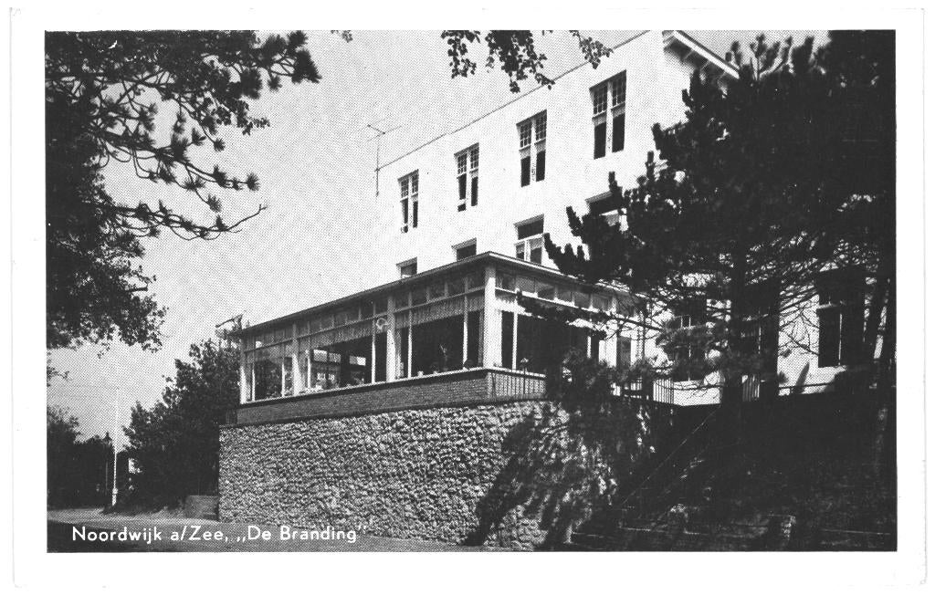 967179 Noordwijk aan Zee Hotel De Branding 1959 Gelopen