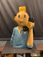 Houten kuifje, Ophalen of Verzenden, Kuifje, Zo goed als nieuw, Beeldje of Figuurtje