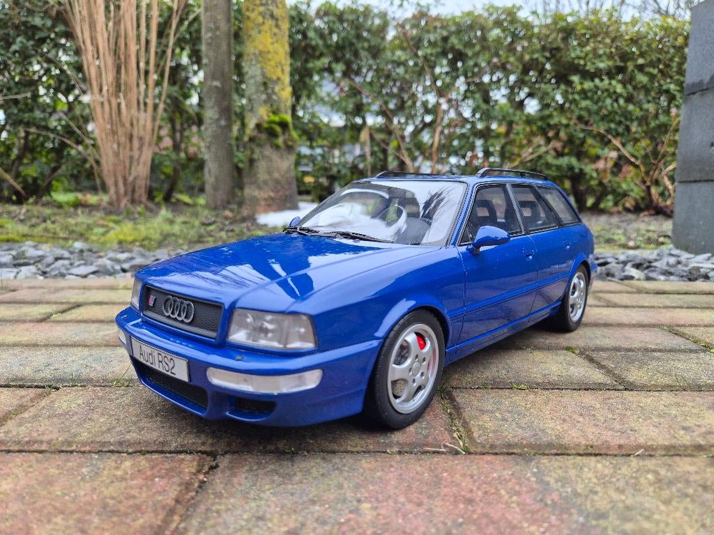 Ottomobile 1:12 Audi Avant RS2 Nogaro Blue 1994 (G075), Ophalen of Verzenden, Nieuw, 1:9 t/m 1:12, Auto