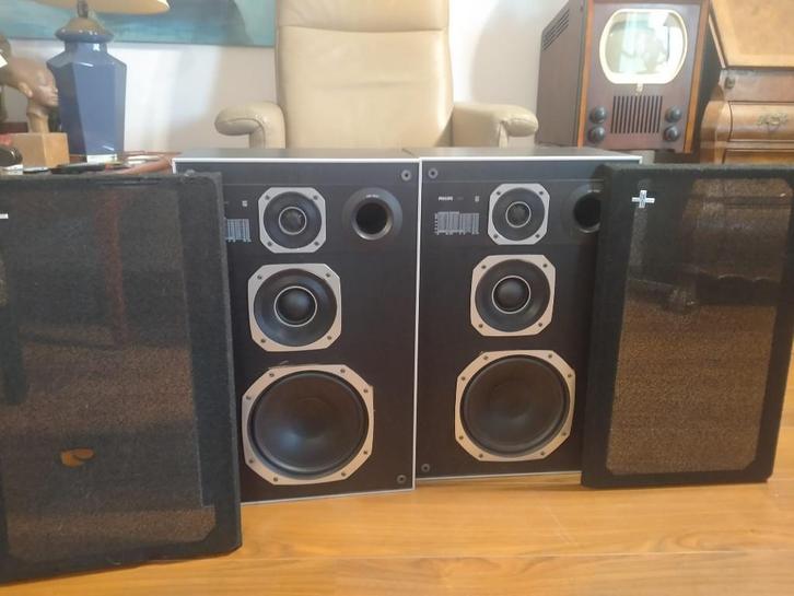 speakers philips 22ah489, Audio, Tv en Foto, Luidsprekers, Gebruikt, Front, Rear of Stereo speakers, Minder dan 60 watt, Philips