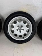 Originele Audi A6 velgen 16" 5x112 winterset pepperpots, Niet ingevuld, Gebruikt, 16 inch, Banden en Velgen