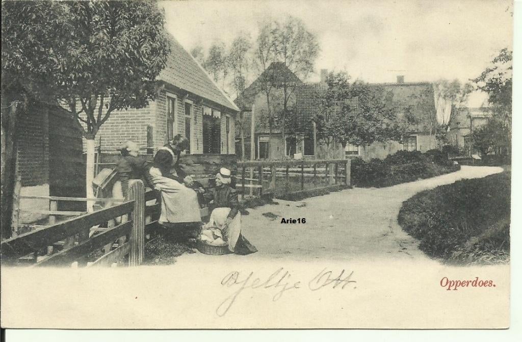 Opperdoes, Verzamelen, Ansichtkaarten | Nederland, Gelopen, Noord-Holland, Voor 1920, Verzenden