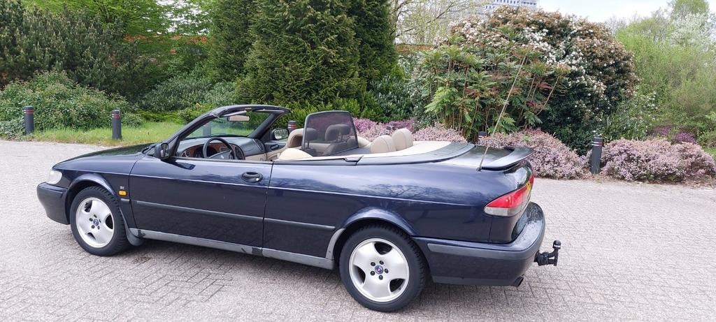 Te Koop Saab 9-3 cabrio 1998 . 185Pk, Auto's, Voorwielaandrijving, 730 kg, Beige, 4 cilinders