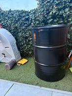 Zwart olievat - Ideaal als vuurton of decoratie, Verzenden, Gebruikt, Vuurton