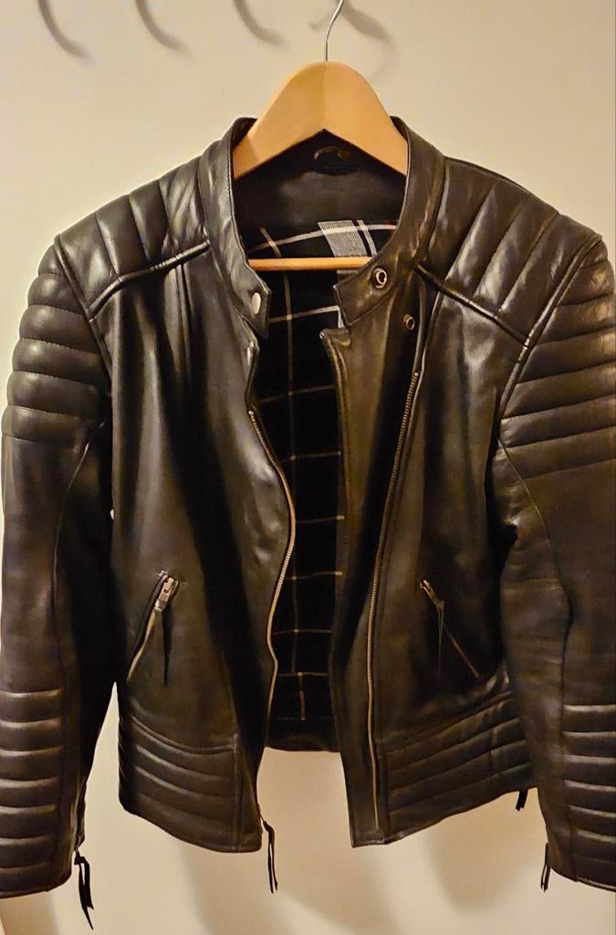 Motorjas leer dames, Ophalen of Verzenden, Tweedehands, Dames, Jas | leer