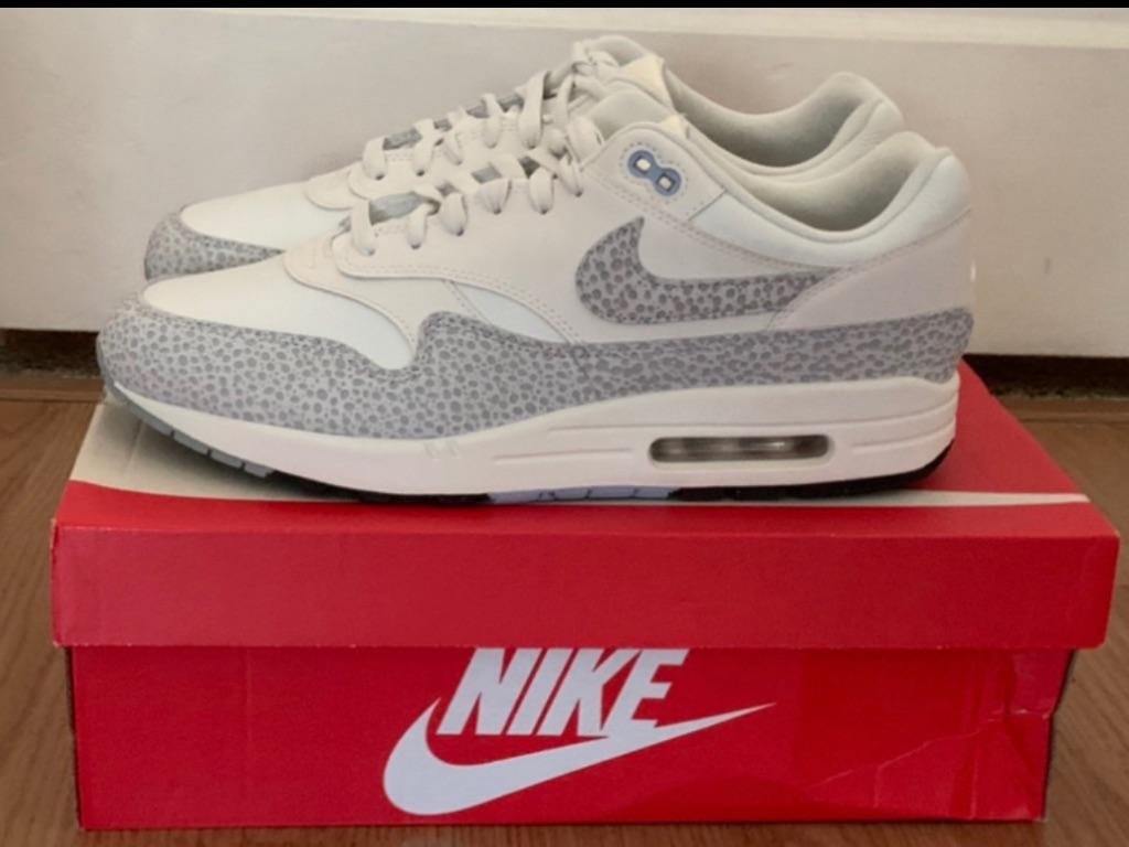 Nike Air Max 1, Summit White, Phantom/ Sail, maat, 12.5/ 47, Verzenden, Wit, Nike, Nieuw