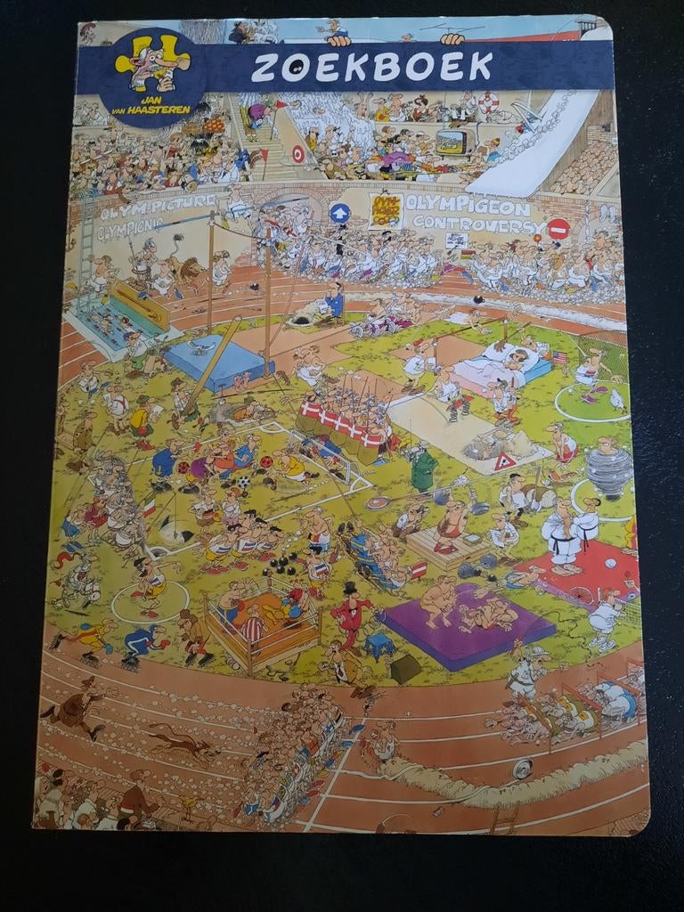 Jan van haasteren ZOEKBOEK OLYMPICS met oa new york marathon, Ophalen of Verzenden, 500 t/m 1500 stukjes